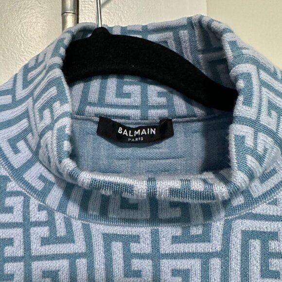 Balmain Knit Women's Sweater with Labyrinth monogram (SIZE SMALL / 38 EU ) - Picture 4 of 5